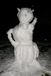 mūsu Havajiešu izcelsmes sniega dāma :D